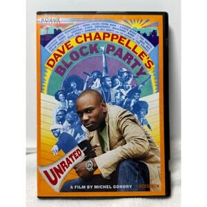 Dave Chappelle Block Party DVD Unrated Widescreen 2006 Hip Hop Concert Film